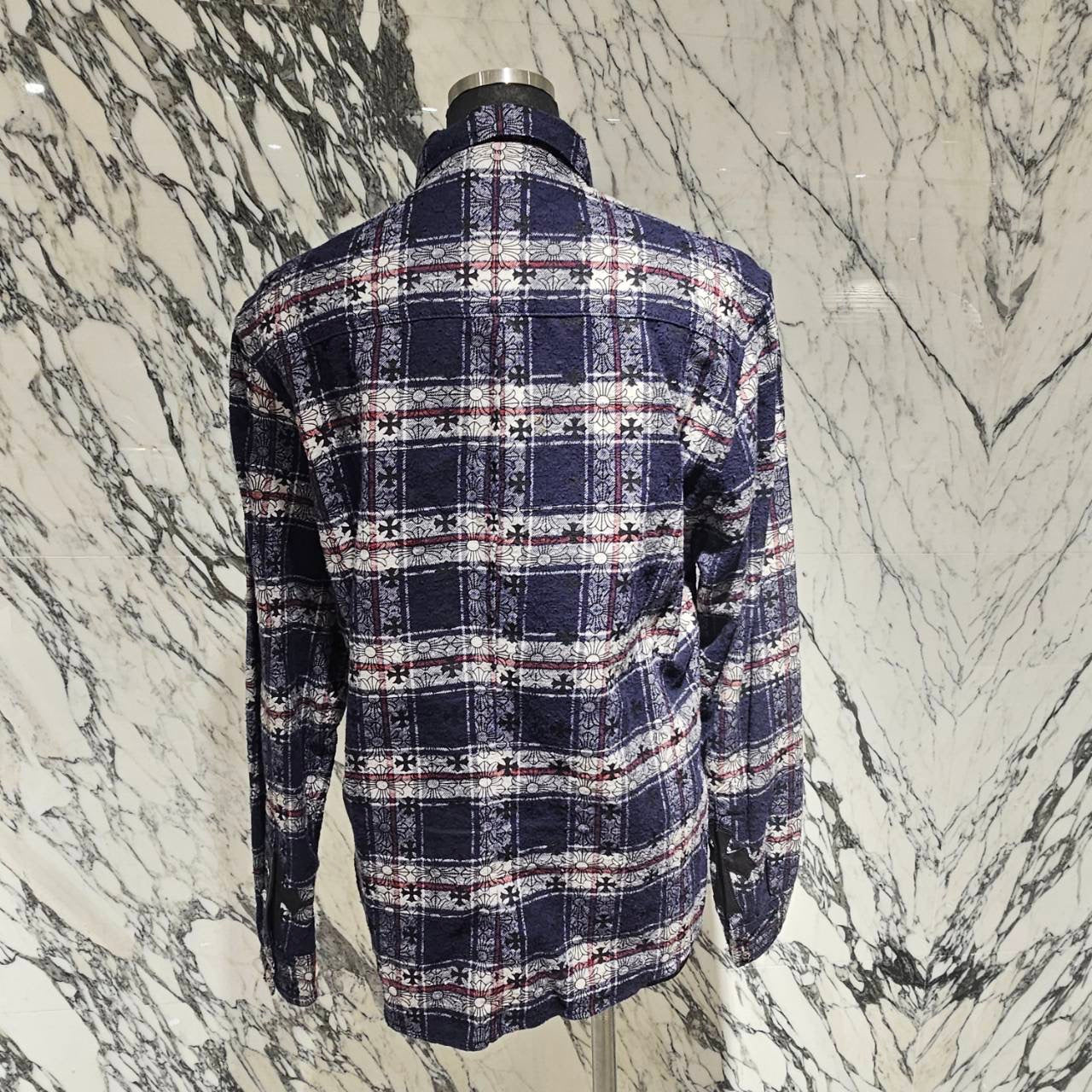 CHROME HEARTS Loose Ends Check Shirt Size M クロムハーツ ルーズエンド チェックシャツ サイズM